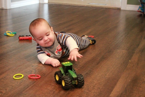 Henry playing on the floor 2