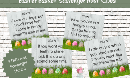 Easter Basket Scavenger Hunt