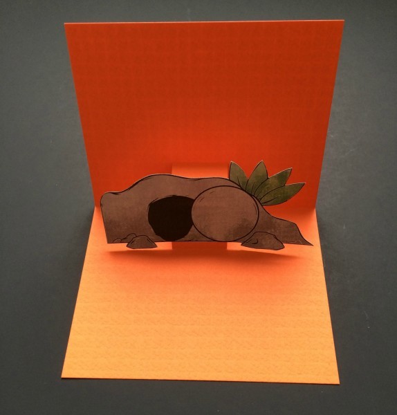 easter pop up card