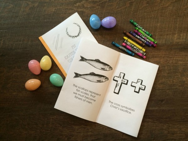 easter symbols coloring book