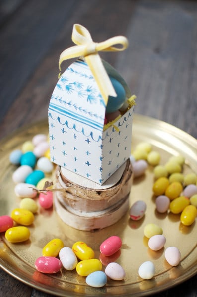 Easter candy box printable