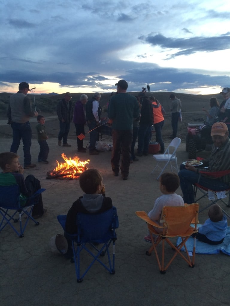 cookout at sand dunes