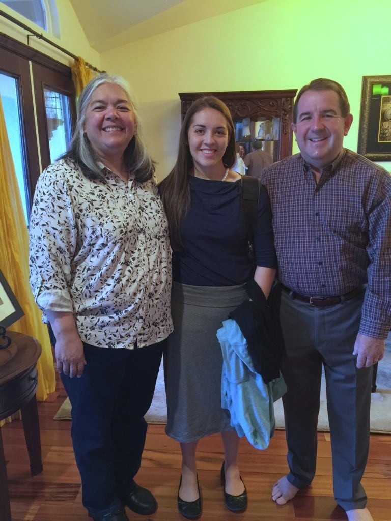 Marie with Grandma and Grandpa V