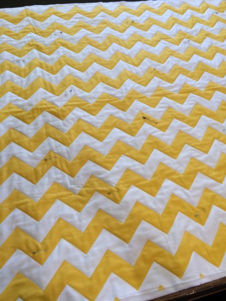 Chevron Zig Zag Rag Quilt Tutorial