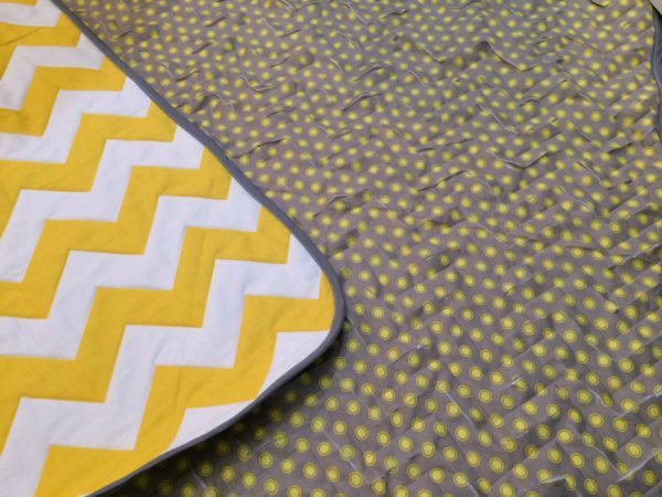 Chevron Zig Zag Rag Quilt Tutorial