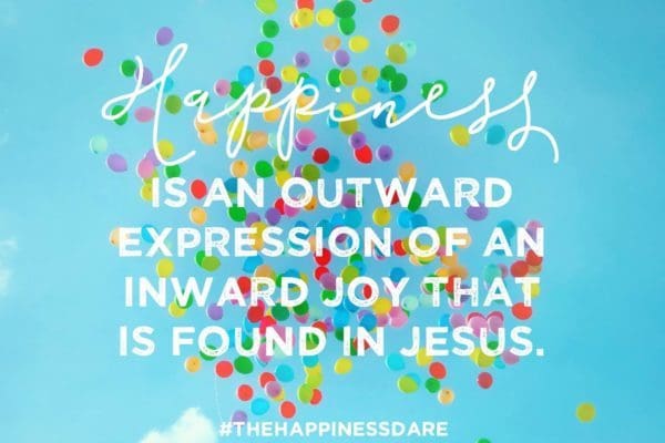 Happiness outward expression