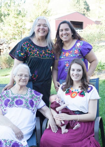 5 generations of women photo