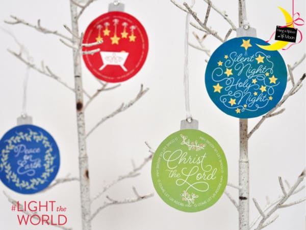 #LIGHTtheWORLD pass along service ornaments