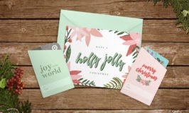 Free Christmas greeting card and gift card holders