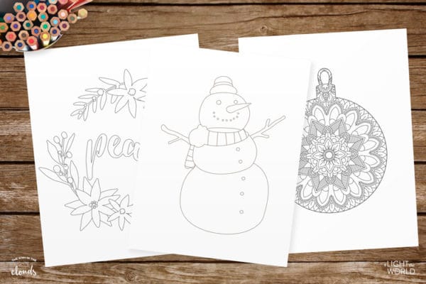 Free Christmas coloring pages