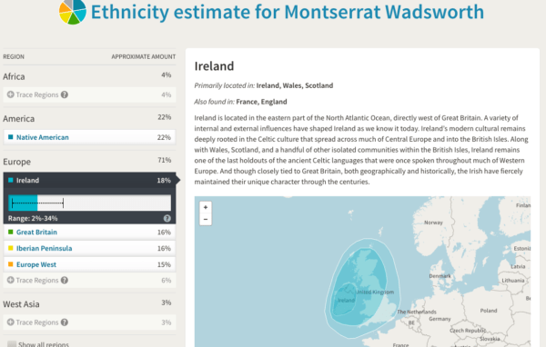 Ancestry.com DNA results Ireland expansion