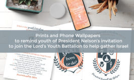 prints and phone wallpaper to remind youth to join the Lord's youth battalion