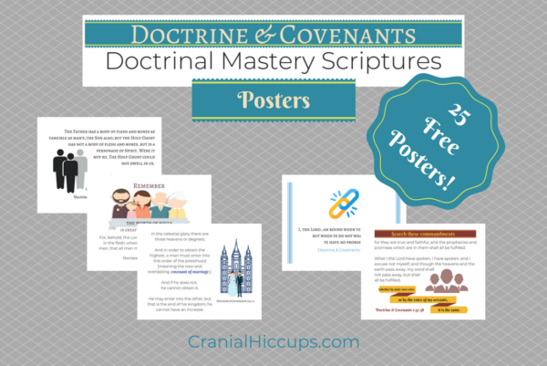 Doctrine & Covenants Doctrinal Mastery Posters