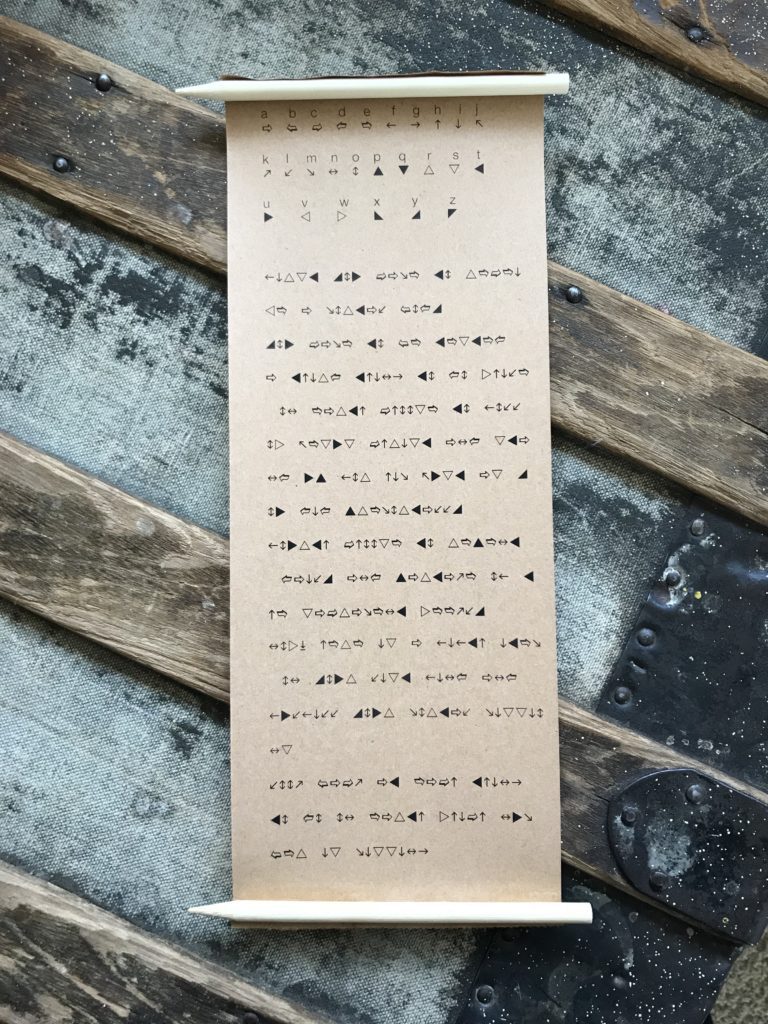 escape room scroll